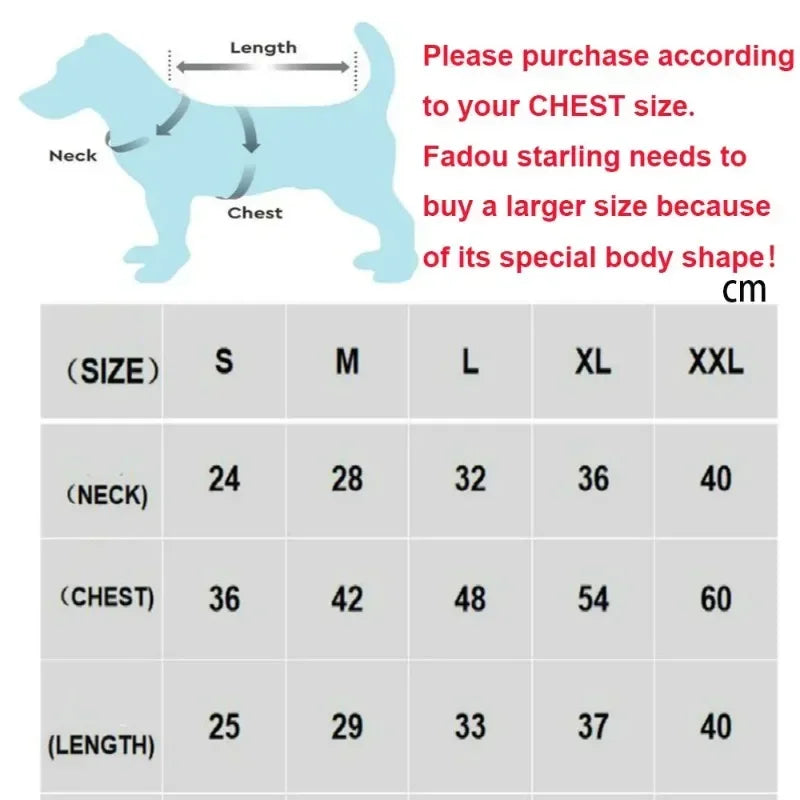 Down Jacket for Dog, the Dog Face Winter Clothes for Small Medium Dogs Warm Thick Vest French Bulldog Puppy Coats